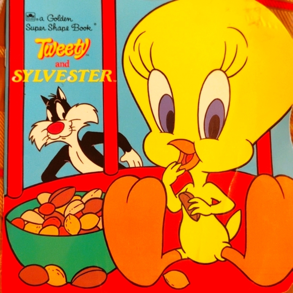 TWEETY Vintage 1993 Looney Tune  Bugs Bunny Large FABRIC TOTE BAG 🛍️ - Picture 8 of 16